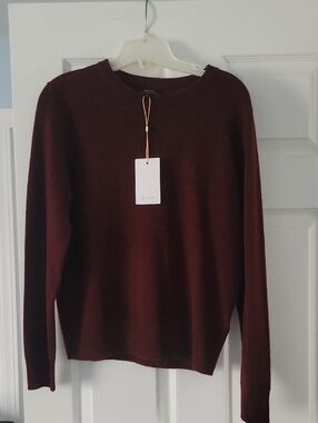 Quince Burgundy Sweater